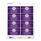 Elegant Wedding Address Royal Crown Lila (Vorne)