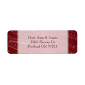 Elegant Wedding Address Sheet Music Red (Vorne)