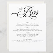 Elegant Wedding Bar (Vorne/Hinten)
