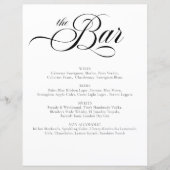 Elegant Wedding Bar (Vorderseite)