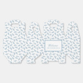 Elegant Wedding Blue Personalisiert Welcome Guest Geschenkschachtel (Ungeklappt)