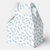 Elegant Wedding Blue Personalisiert Welcome Guest Geschenkschachtel (Rückseite)