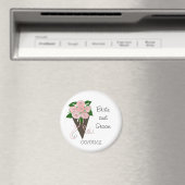 Elegant Wedding Bouquet Save the Date Magnet (In Situ (Geschirrspüler))