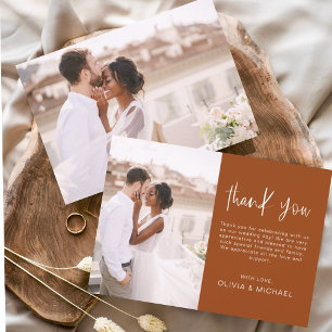 Elegant Wedding Burnt Orange Danke Foto