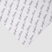 Elegant Wedding Customizable Couple's Names Gift  Seidenpapier (Detail)