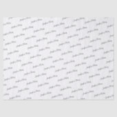 Elegant Wedding Customizable Couple's Names Gift  Seidenpapier (Vorderseite)