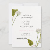 Elegant Wedding Design Einladung (Vorderseite)