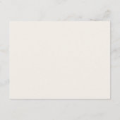 Elegant Wedding Details Card with QR Code Einladung (Rückseite)