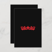 Elegant Wedding Essentials | Sommer und Jahr Dankeskarte (Vorne/Hinten)