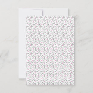 Elegant Wedding Essentials Sommer und Jahr Dankeskarte