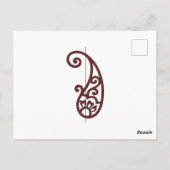 Elegant Wedding Essentials | Sommer und Jahr Postkarte (Rückseite)