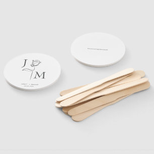 Elegant Wedding Fans   Personalisierte Gastgeschen Fächer