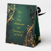 Elegant Wedding Favor Box Geschenkschachtel (Rückseite)