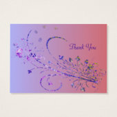 Elegant Wedding Favor Tag (Rückseite)