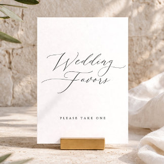  Elegant Wedding Favors Sign Einladung