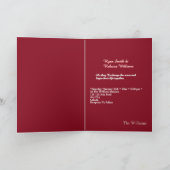 Elegant Wedding Folded Invitation Karte (Innenseite)