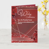 Elegant Wedding Folded Invitation Karte (Gelbe Blume)