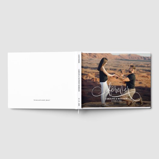 Elegant Wedding Foto Gästebuch (Voll)