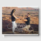 Elegant Wedding Foto Gästebuch (Vorderseite)