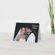 Elegant Wedding Foto Vielen Dank