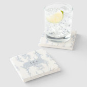 Elegant Wedding Gevor Untersetzer (Seitenansicht)