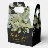 Elegant Wedding Green Eucalyptus Foliage Wedding Geschenkschachtel (Geöffnet)