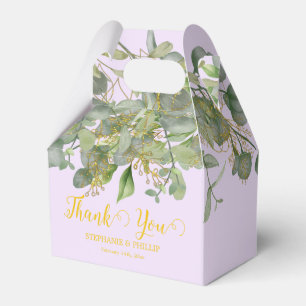 Elegant Wedding Green Eucalyptus Foliage Wedding Geschenkschachtel