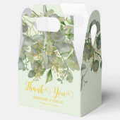 Elegant Wedding Green Eucalyptus Foliage Wedding Geschenkschachtel (Geöffnet)