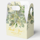 Elegant Wedding Green Eucalyptus Foliage Wedding Geschenkschachtel (Geöffnet)