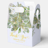 Elegant Wedding Green Eucalyptus Foliage Wedding Geschenkschachtel (Geöffnet)