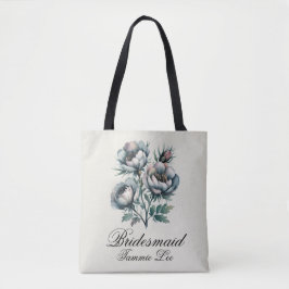 Elegant Wedding Green und Gray Bouquet Bridesmaid Tasche