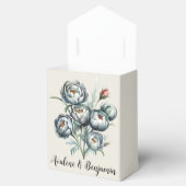 Elegant Wedding Green und Gray Bouquet Geschenkschachtel (Geöffnet)