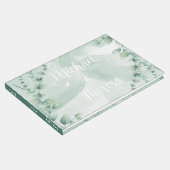 Elegant Wedding Guest Book Gästebuch (Ecke)