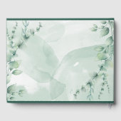 Elegant Wedding Guest Book Gästebuch (Rückseite)