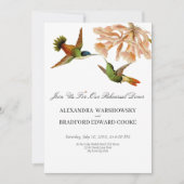 Elegant Wedding Hummingbird Terracotta (Vorderseite)