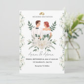 Elegant Wedding Invitation – A Modern Touch for Yo Einladung (Stehend Vorderseite)