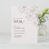 Elegant Wedding Invitation Card TemplateInvitation Einladung (Stehend Vorderseite)