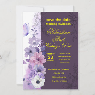 Elegant Wedding Invitation – Classic & Romantic Ce Einladung
