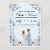 Elegant Wedding Invitation – Customizable & Modern Einladung (Vorne/Hinten)