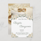 Elegant Wedding Invitation Einladung (Vorne/Hinten)