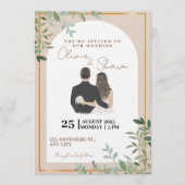 Elegant Wedding Invitation | Modern Romantic Einladung (Vorderseite)