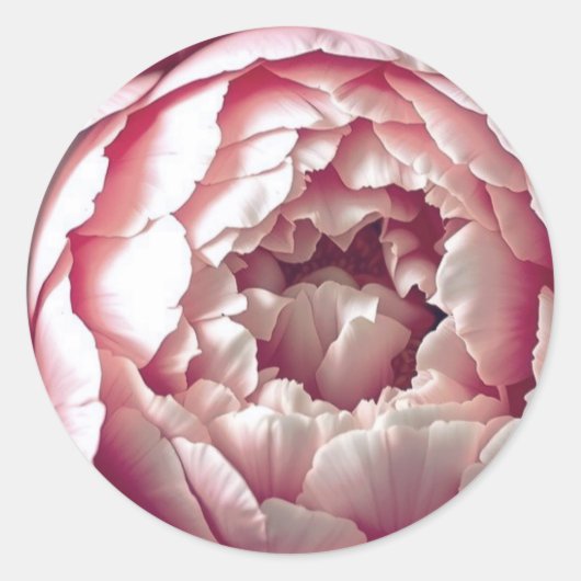 Elegant Wedding invitation Seal rose Runder Aufkleber (Vorderseite)