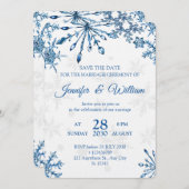 Elegant  Wedding Invitation - Stylish weeding card Einladung (Vorne/Hinten)