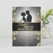 Elegant Wedding Invitations – Timeless Love in Eve Einladung (Stehend Vorderseite)