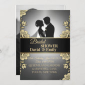 Elegant Wedding Invitations – Timeless Love in Eve Einladung (Vorne/Hinten)