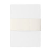 Elegant Wedding Monogram Personalisiert Einladungsbanderole (Rückseitenbeispiel)