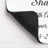 Elegant Wedding Mouse Pad Mousepad (Ecke)