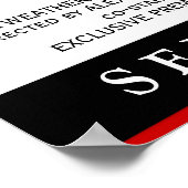 Elegant Wedding Movie Poster - Maßgeschneiderte Gr (Ecke)