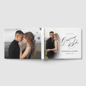 Elegant Wedding Photo Display Guest Book Gästebuch (Voll)
