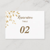 Elegant wedding placeholder platzkarte (Vorderseite)